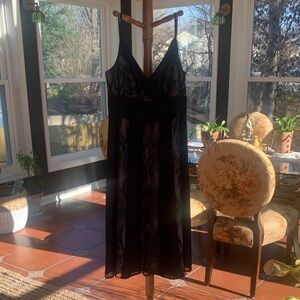 LOFT Black Lace Chemise